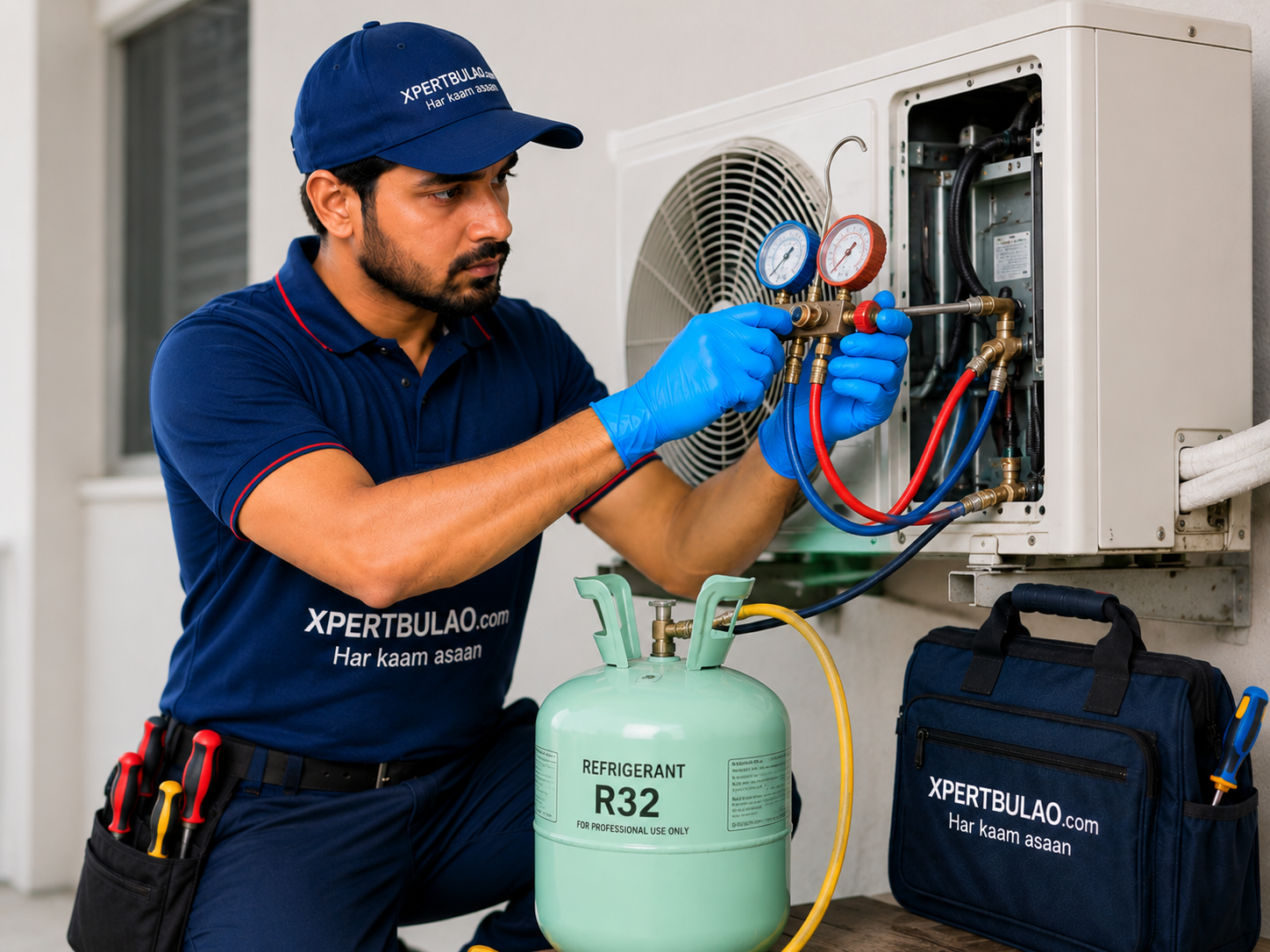 AC GAS REFILLING