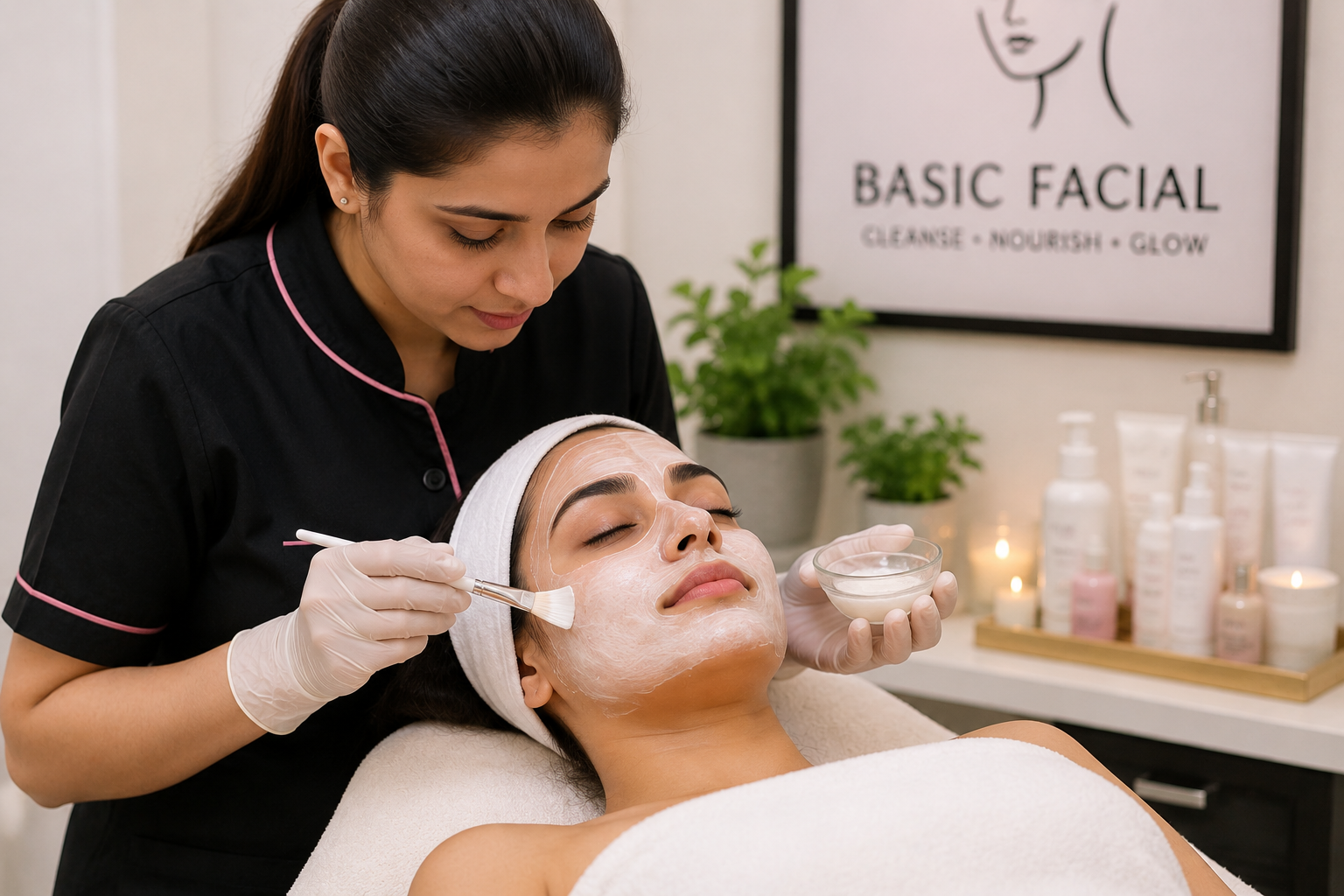Basic Facial Parlour Service