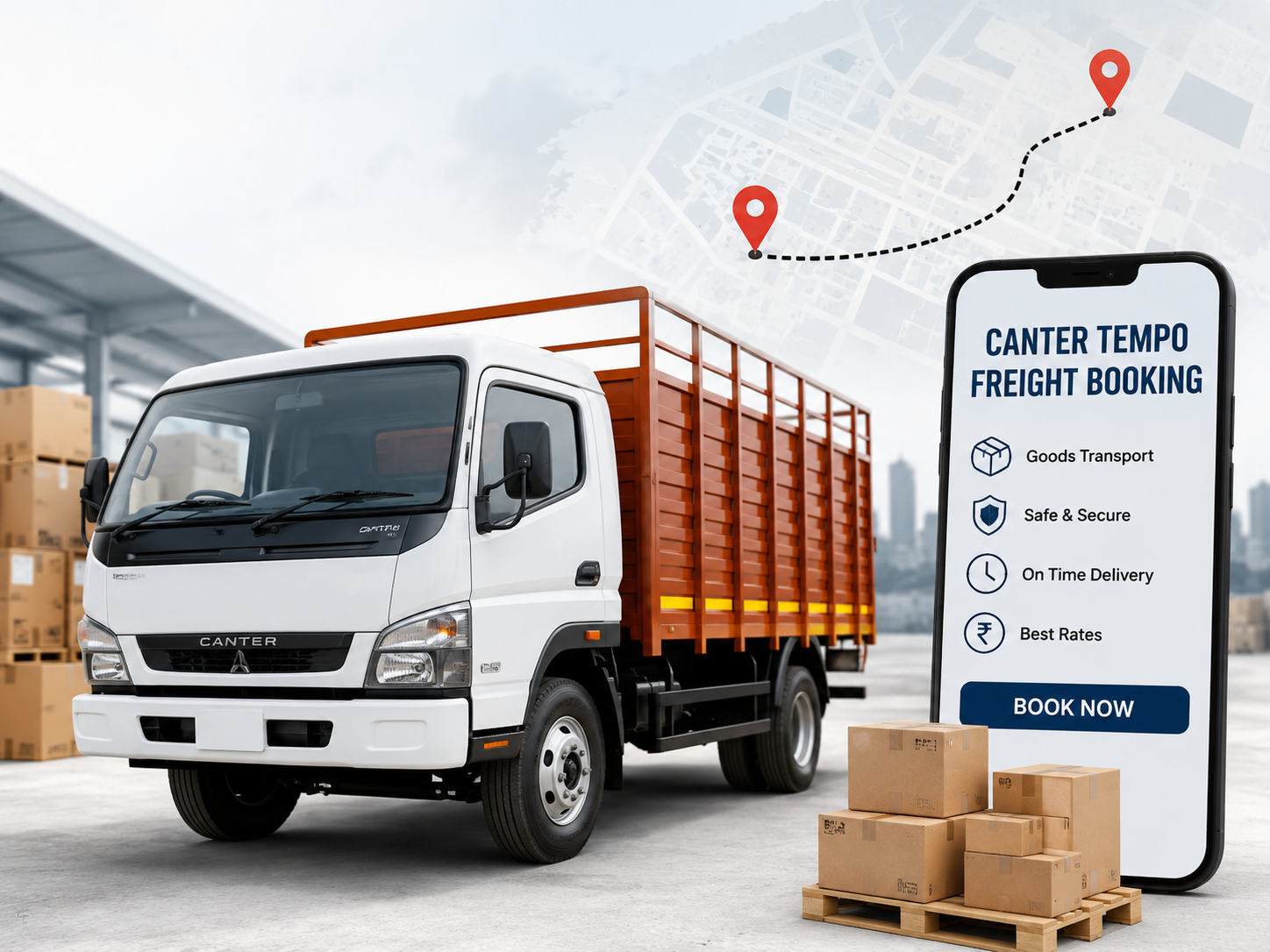 Canter Tempo Freight Booking Service