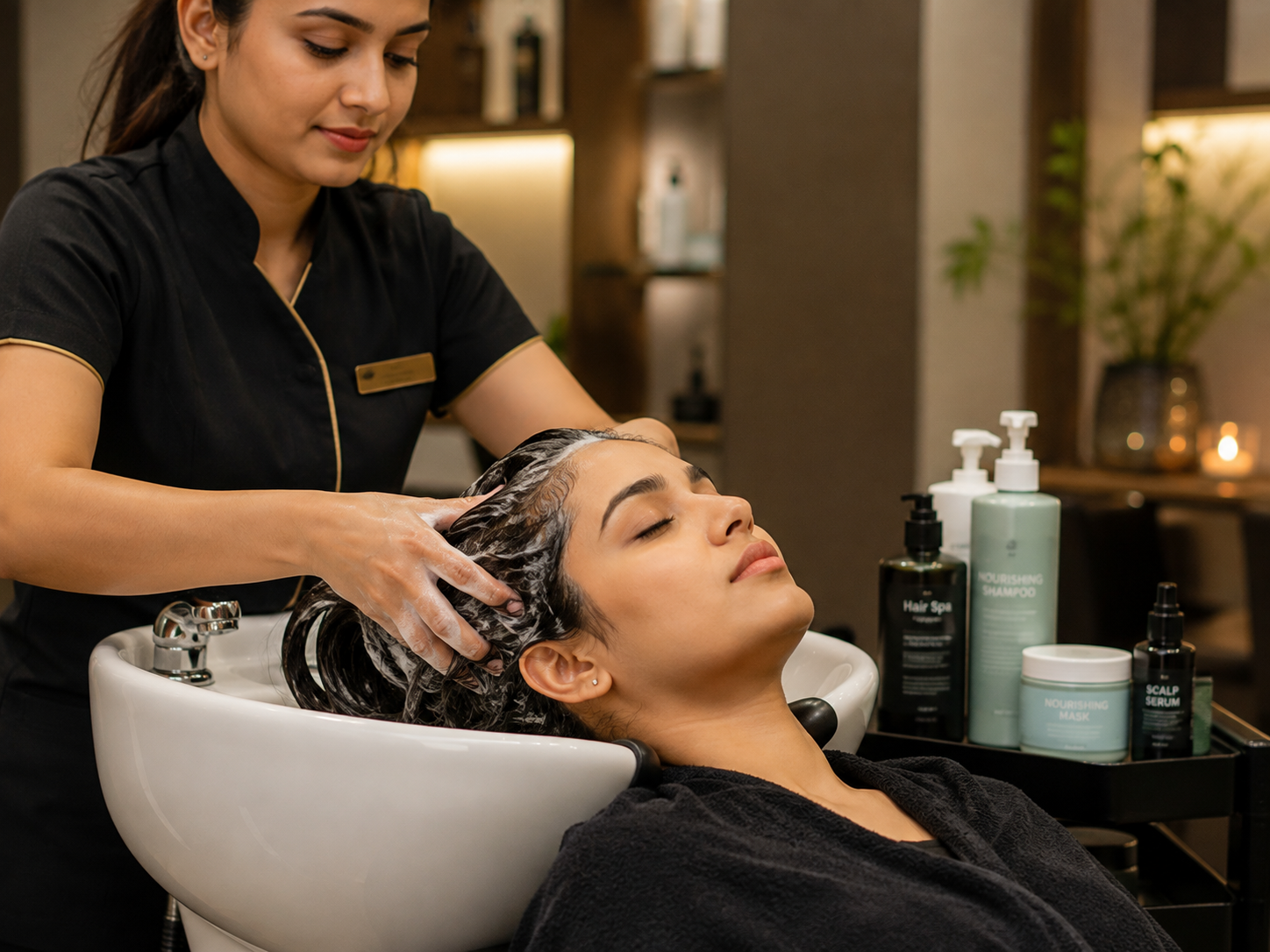 Hair Spa Standard Parlour Service