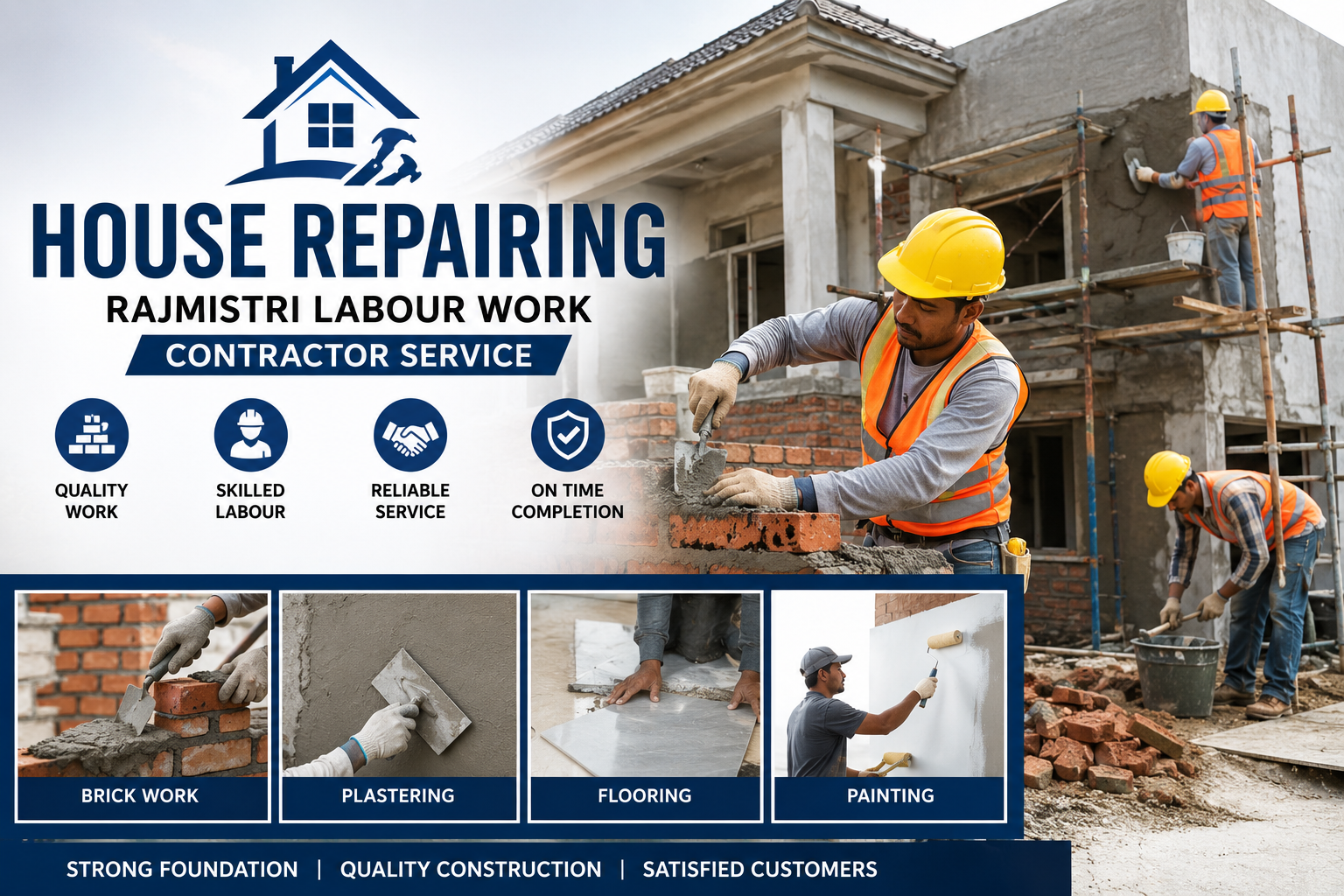 House Repair Rajmistri lobour work contactor