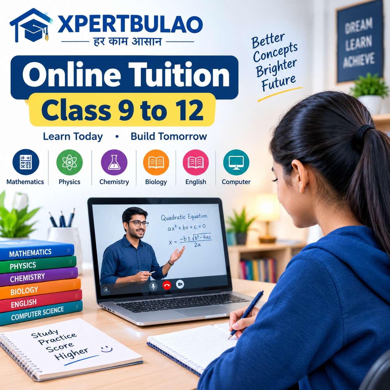 Online Service Tuition Class 9 To 12