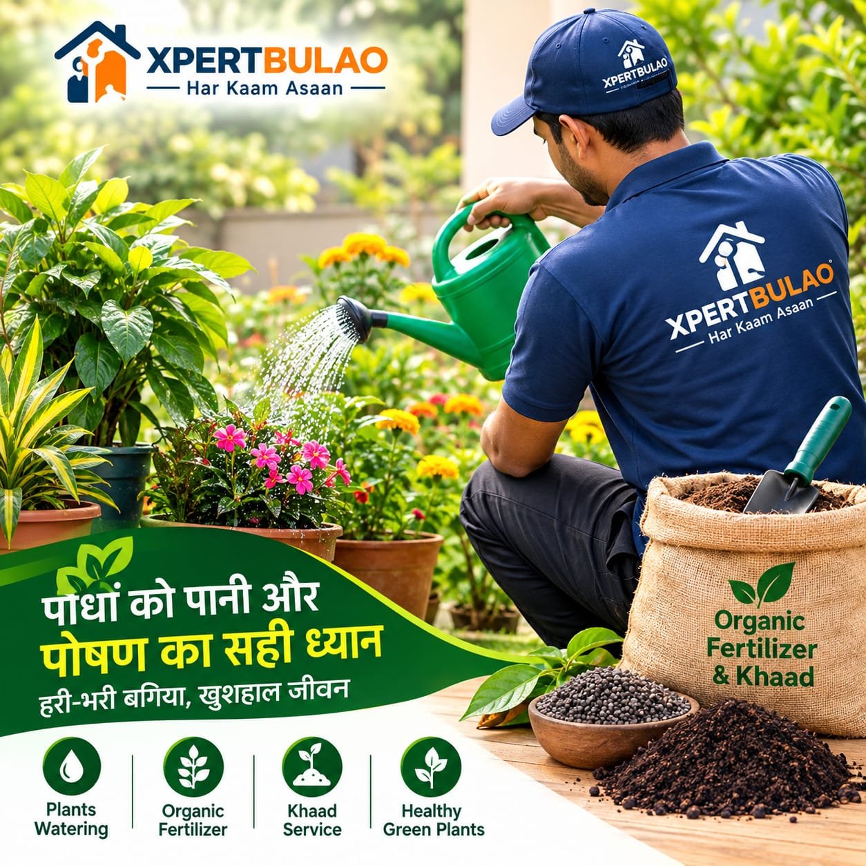 Plants Watering & Fertilizer Service