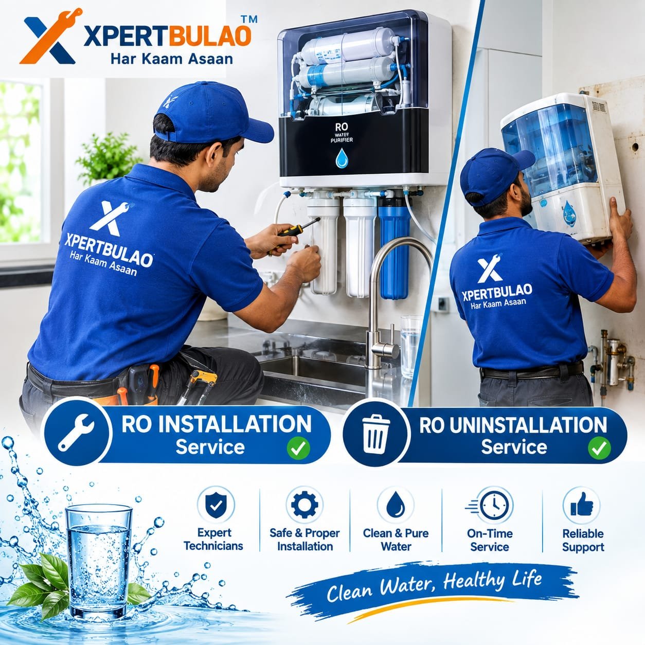 RO Installation/Unistallatoin