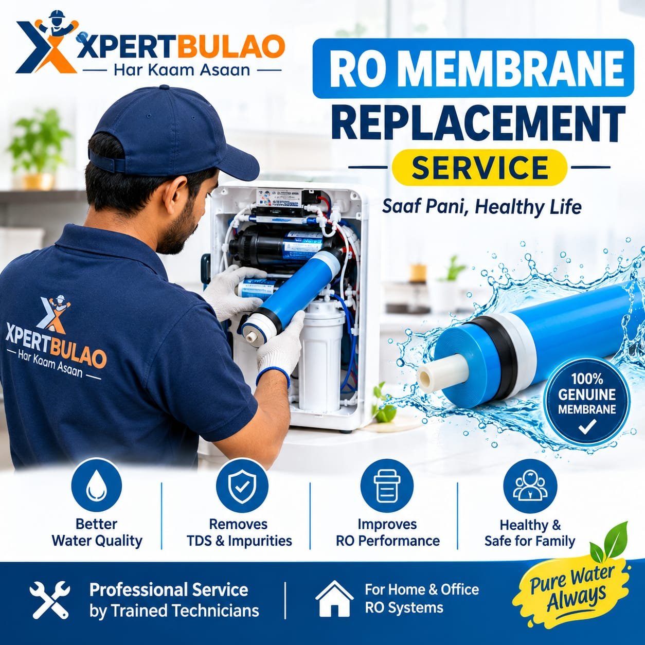 RO Membrane Replacement Service