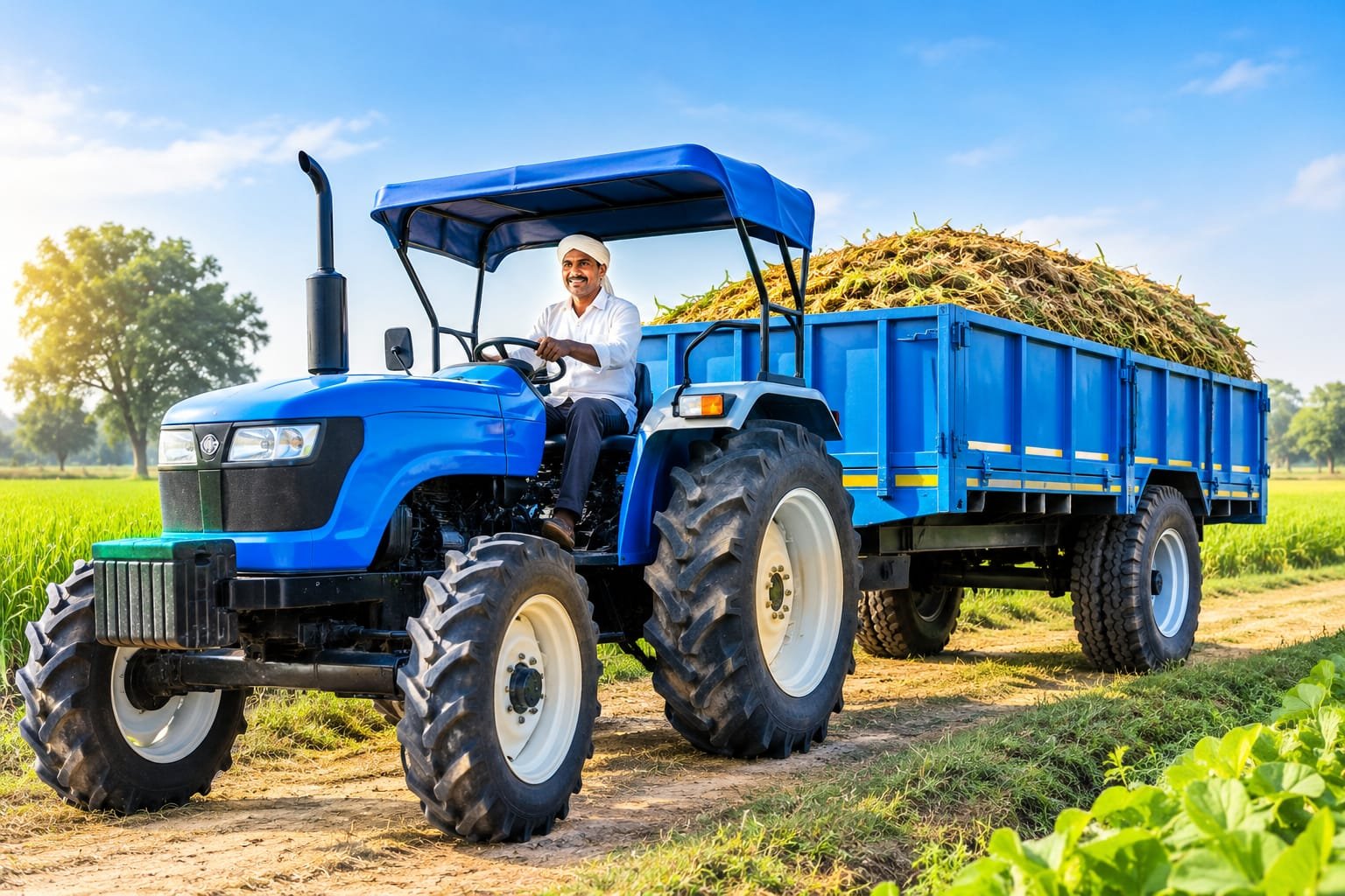 Tractor Trolley Agriculture Work Service