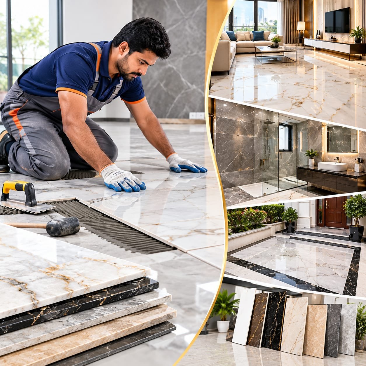 Tiles,marble & Italian Flooring work