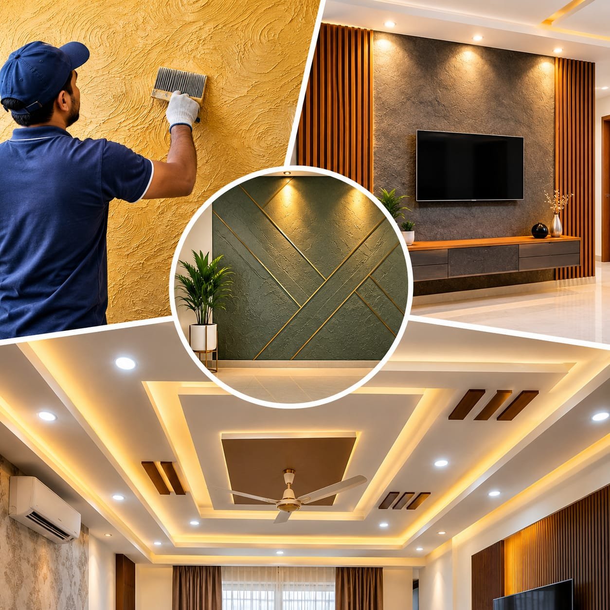 Texture/Accent Wall POP Service